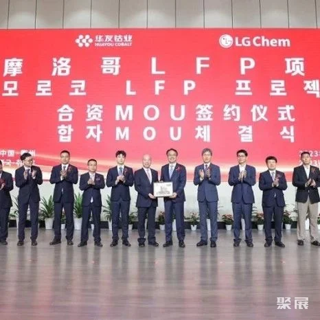 LG将与华友钴业在摩洛哥建设5万吨/年磷酸铁锂合资工厂